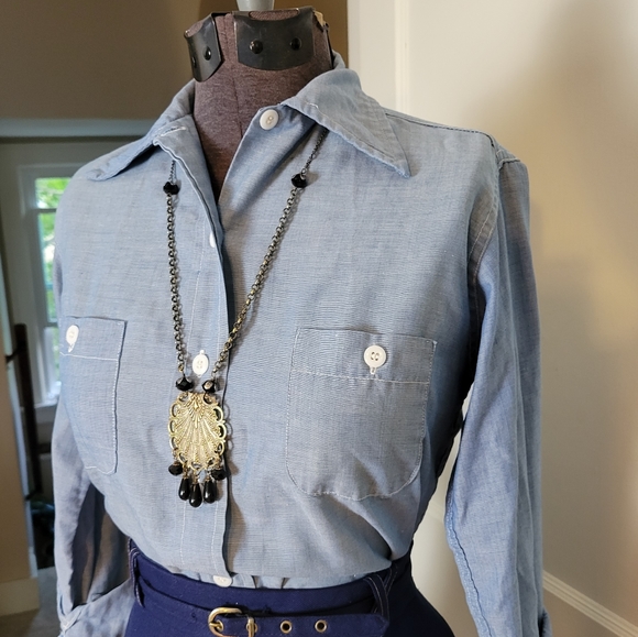 Vintage Whistle Stop Button Up - Picture 3 of 15